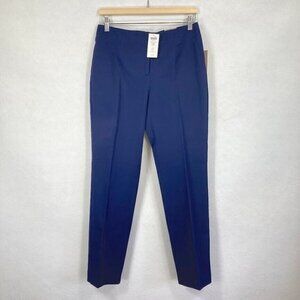 NWT Chico's Fabulously Slimming Katy Comfort Waist Ankle Pants Blue Size 4 Short